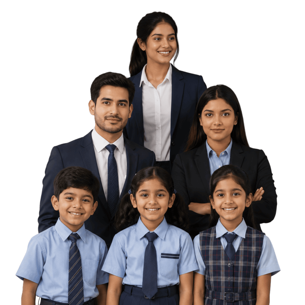 Corporate uniforms supplied by Madhukunj in Gujarat